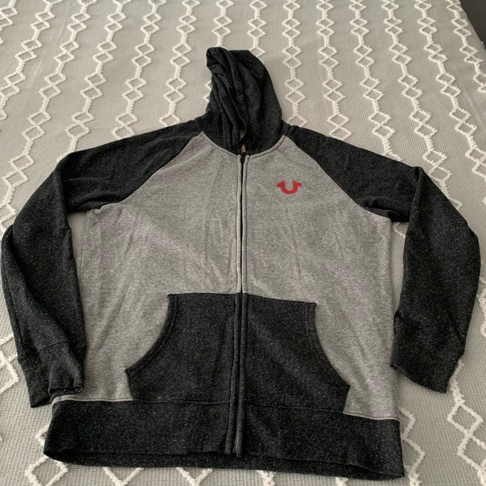 True religion sweat suit top and bottom xl